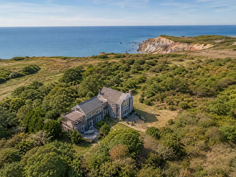 Windward tree work on the exposed ground of Aquinnah